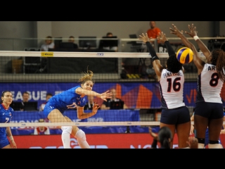 Лига наций. Россия - Доминиканская Республика. Женщины. 12.06.2018