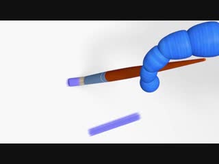 Раскраска Деревяшки - Паровоз - Серия 22 - Учим цвета - мультики для малышей